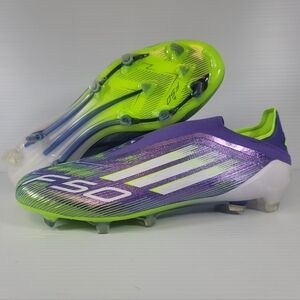 Mens Size 12 Adidas F50 Elite Laceless Firm Ground Soccer Cleats Purple JH7628